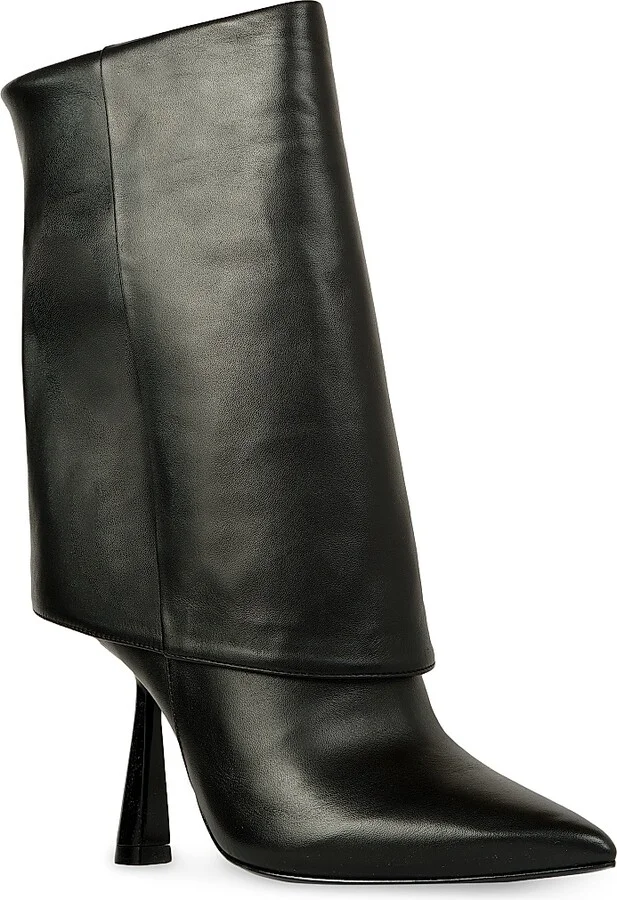 Women's Cecille Leather Ankle Boots - Black - Size 5.5 - Image 2
