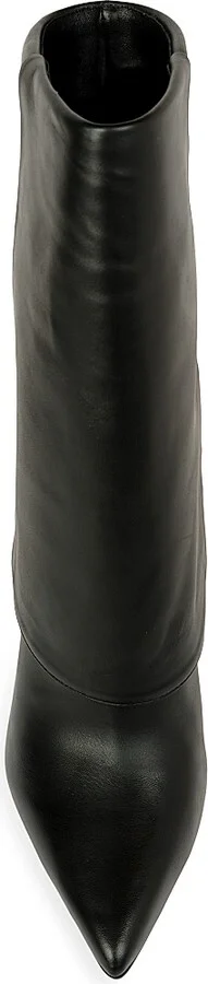 Women's Cecille Leather Ankle Boots - Black - Size 5.5 - Image 5