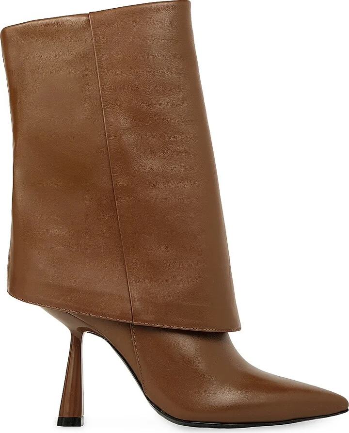 Women's Cecille Leather Ankle Boots - Black - Size 5.5 - Image 10