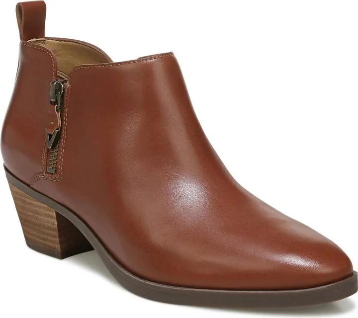Women'S Cecily Ankle Boot - Medium In Cognac