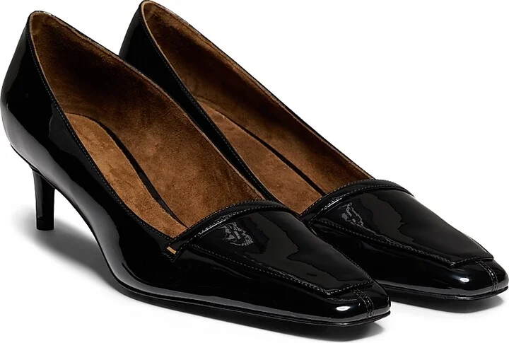 Women's Celia 50MM Patent Leather Pumps - Black - Size 6 - Image 2
