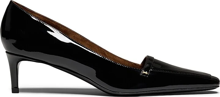 Women's Celia 50MM Patent Leather Pumps - Black - Size 6