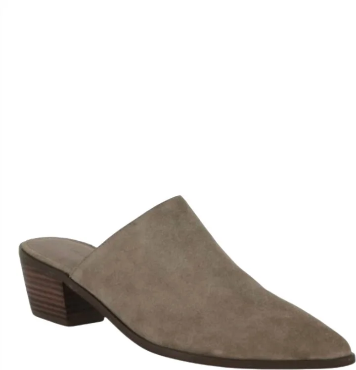 Women's Cellia Heel In Taupe Suede