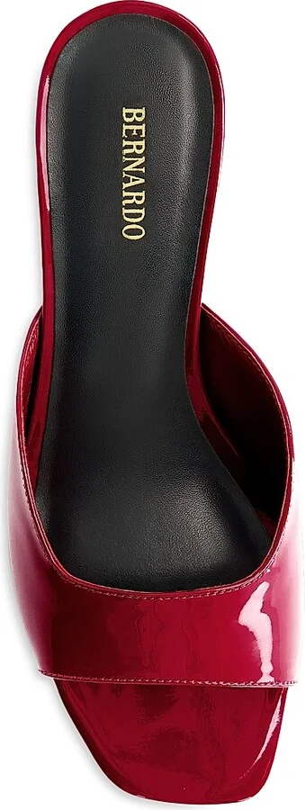 Women's Cenza Kitten Heel Mules - Dark Red - Size 6 - Image 3
