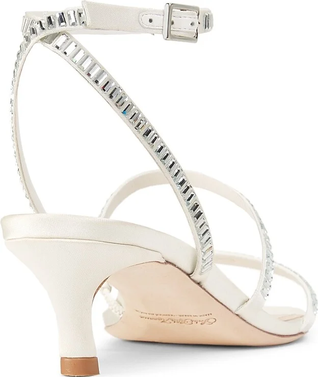 Women's Cetim Bonin Atenas 45MM Sandals - White - Size 6 - Image 3