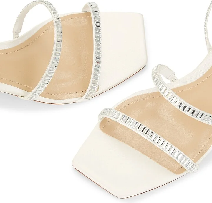 Women's Cetim Bonin Atenas 45MM Sandals - White - Size 6 - Image 4