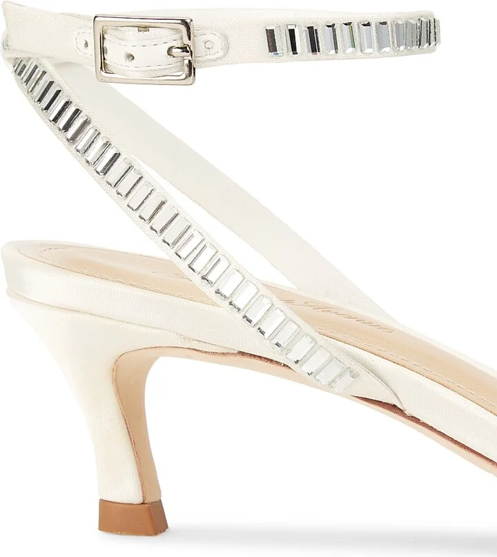 Women's Cetim Bonin Atenas 45MM Sandals - White - Size 6 - Image 5