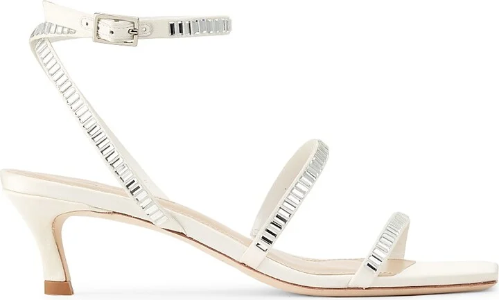 Women's Cetim Bonin Atenas 45MM Sandals - White - Size 6