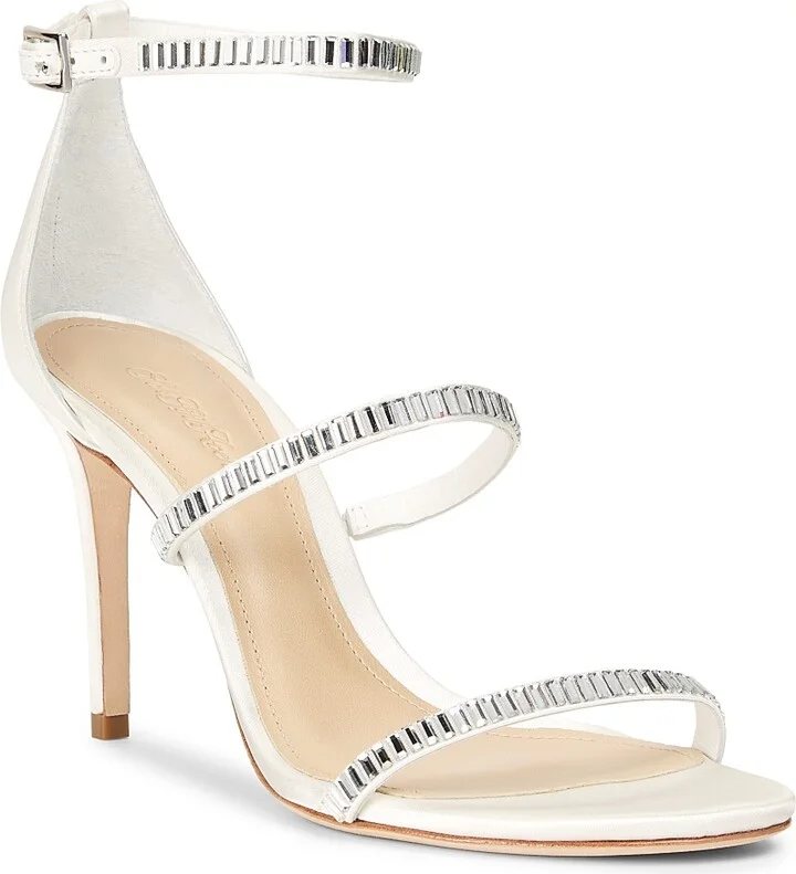 Women's Cetim Bonin Atenas 95MM Sandals - White - Size 7 - Image 2