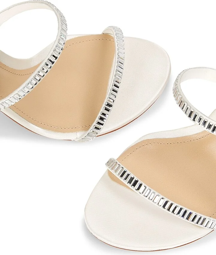 Women's Cetim Bonin Atenas 95MM Sandals - White - Size 7 - Image 4