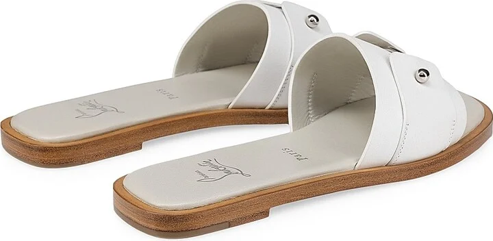 Women's Chambeli Mule Sandals - Bianco - Size 6 - Image 3