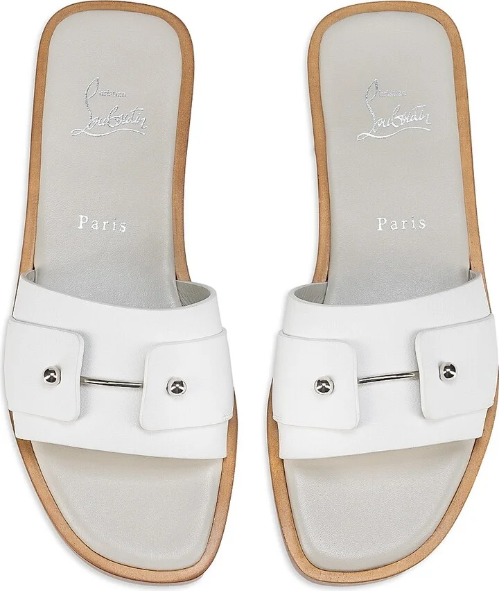 Women's Chambeli Mule Sandals - Bianco - Size 6 - Image 4