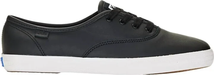 Women's Champion Premium Leather Sneaker In Black