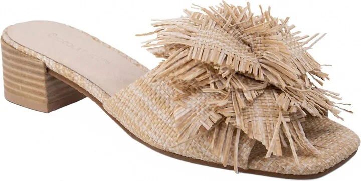 Women's Chance Raffia Sandal In Natural