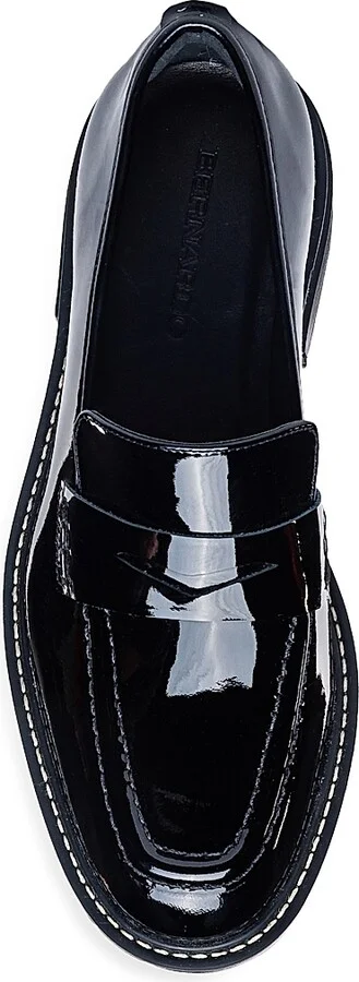 Women's Chandler Soft Patent Lug Sole Loafers - Black - Size 9.5 - Image 3