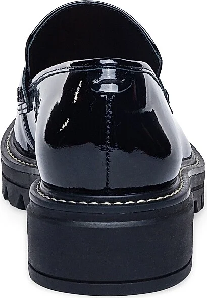 Women's Chandler Soft Patent Lug Sole Loafers - Black - Size 9.5 - Image 5