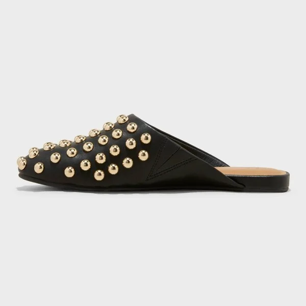 Women's Channing Studded Slip On Mule Flats with Memory Foam Insole - A New Day™ : Backless Design - Image 2
