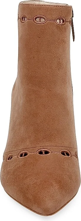 Women's Chantae 75MM Suede Booties - Sand - Size 5 - Image 4