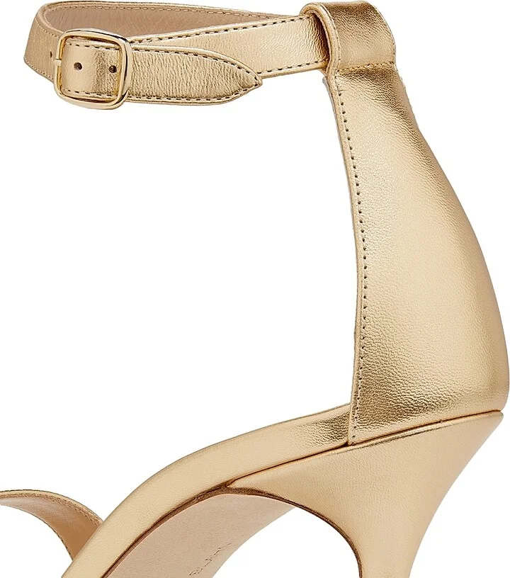 Women's Chaos Metallic Leather Sandals - Gold - Size 9 - Image 5