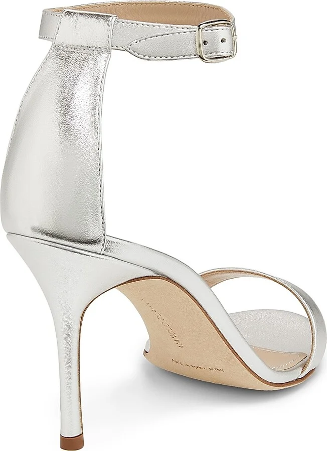 Women's Chaos Metallic Leather Sandals - Gold - Size 9 - Image 8