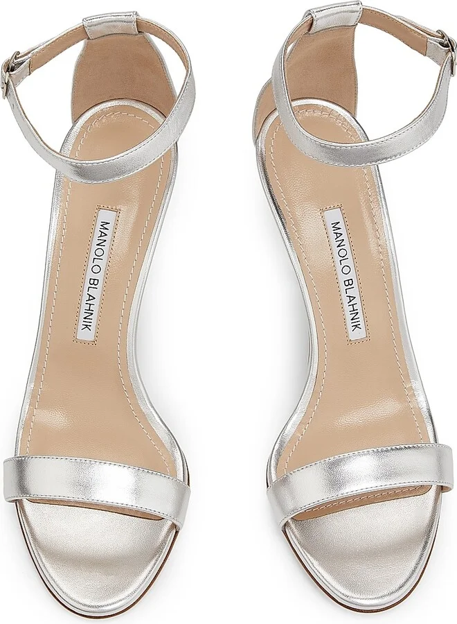 Women's Chaos Metallic Leather Sandals - Gold - Size 9 - Image 9