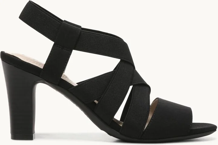 Women's Charlotte Heeled Sandal In Black