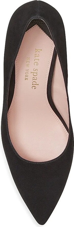 Women's Charmer 76MM Leather Pumps - Black Silver - Size 5 - Image 4