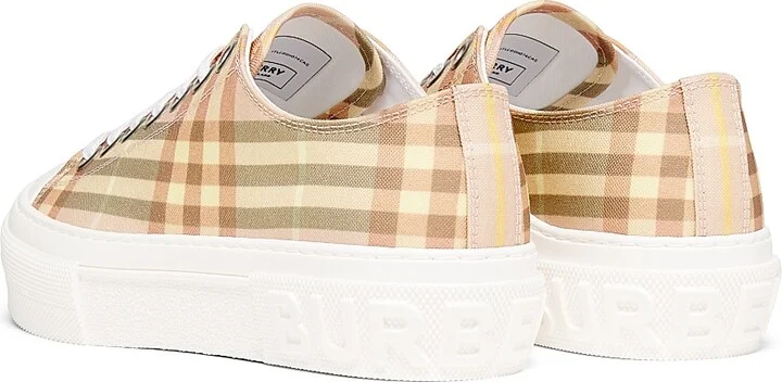 Women's Check Low-Top Sneakers - Teacup Ip Check - Size 5 - Image 3