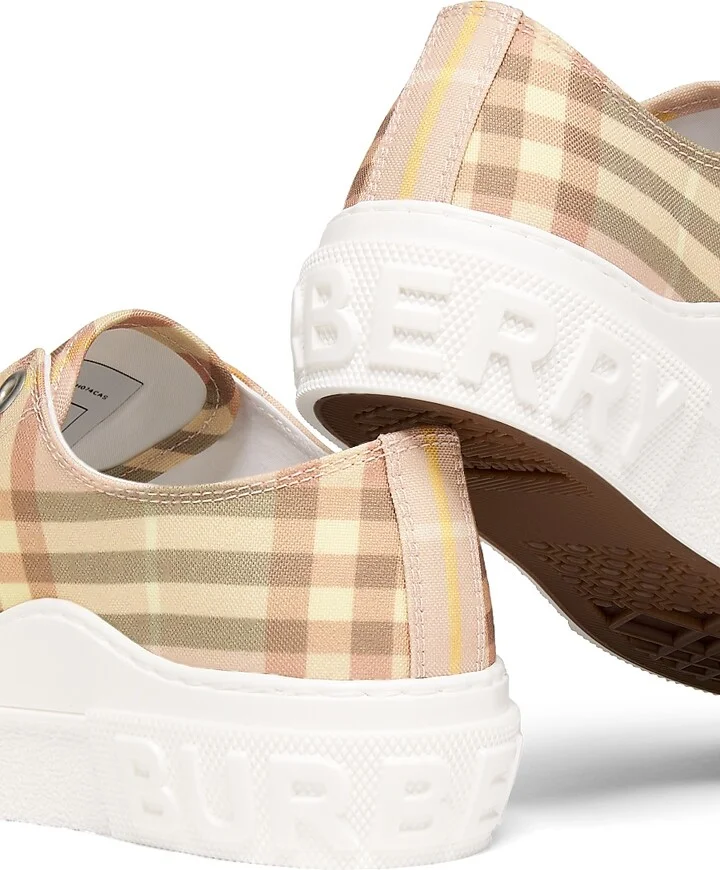 Women's Check Low-Top Sneakers - Teacup Ip Check - Size 5 - Image 5