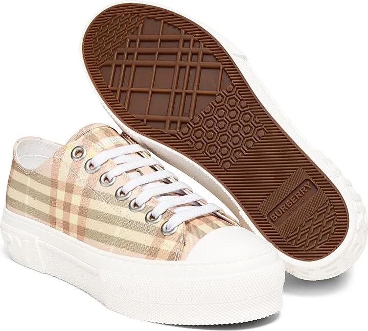 Women's Check Low-Top Sneakers - Teacup Ip Check - Size 5 - Image 6