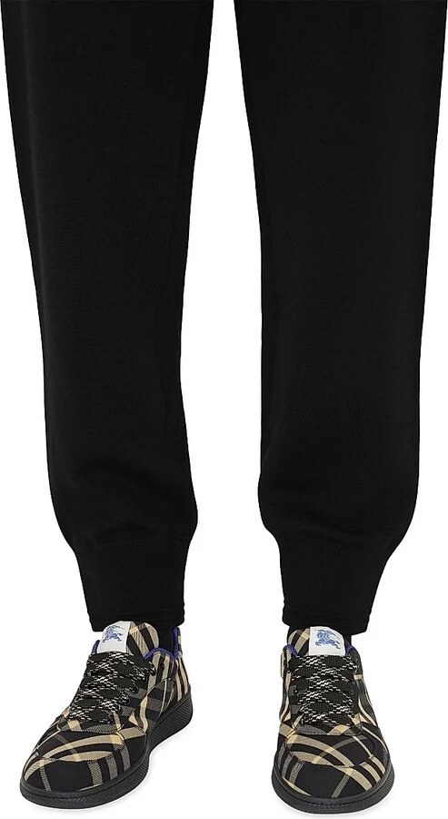 Women's Check Terrace Cotton-Blend Sneakers - Black Ip Check - Size 6 - Image 7