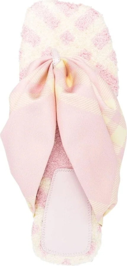 Women's Check Thong Sandals - Image 2