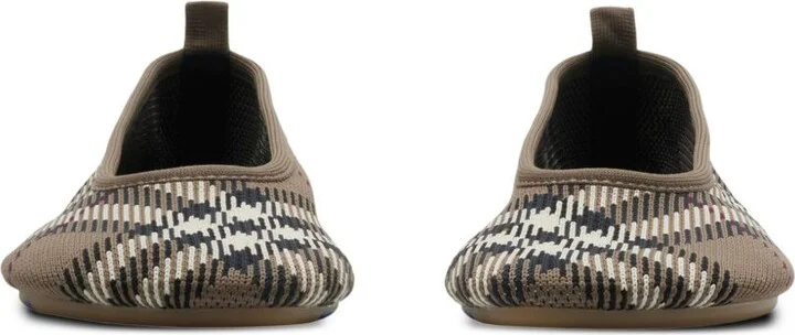 Women's Checkered Ballerina In Jacquard - Image 3