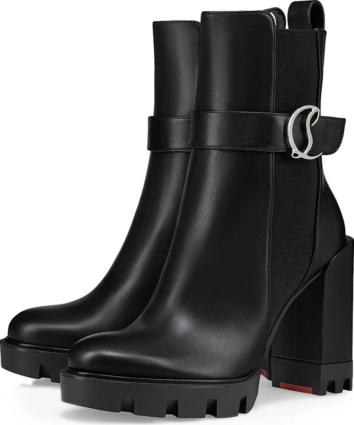 Women's Chelsea Lug Boots - Black - Size 10.5 - Image 2