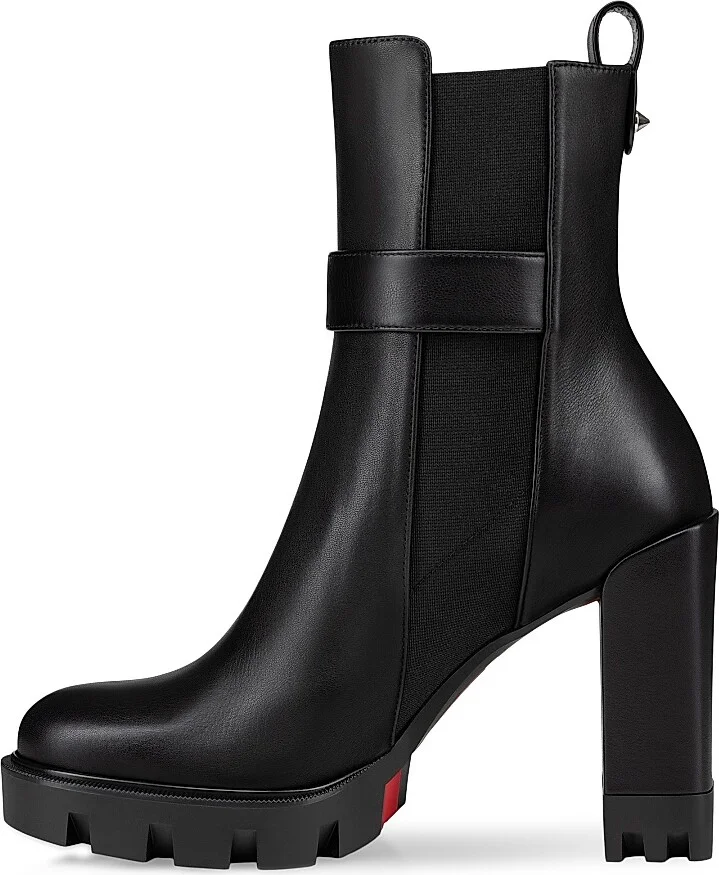 Women's Chelsea Lug Boots - Black - Size 10.5 - Image 3