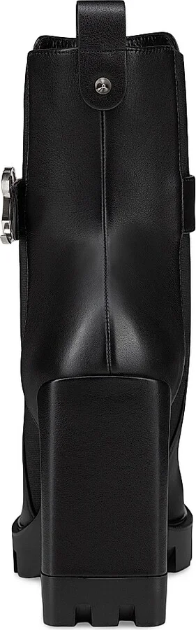 Women's Chelsea Lug Boots - Black - Size 10.5 - Image 4