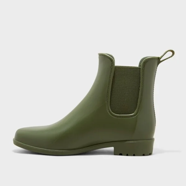 Women's Chelsea Rain Boots - A New Day™ : Waterproof Ankle Boots, Pull-On Style, Textured Outsole - Image 3