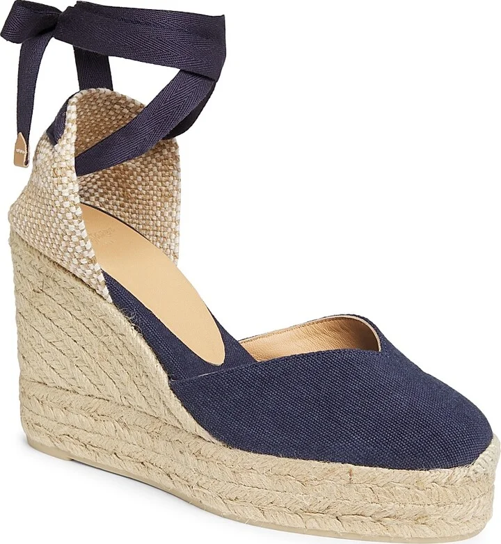 Women's Chiara Cotton Canvas Espadrilles - Azul Oxford - Size 6 - Image 2