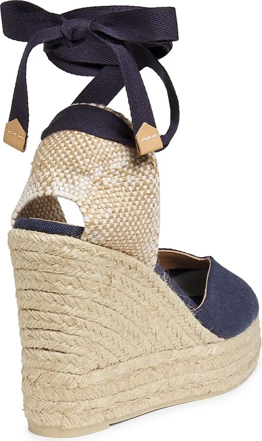 Women's Chiara Cotton Canvas Espadrilles - Azul Oxford - Size 6 - Image 3