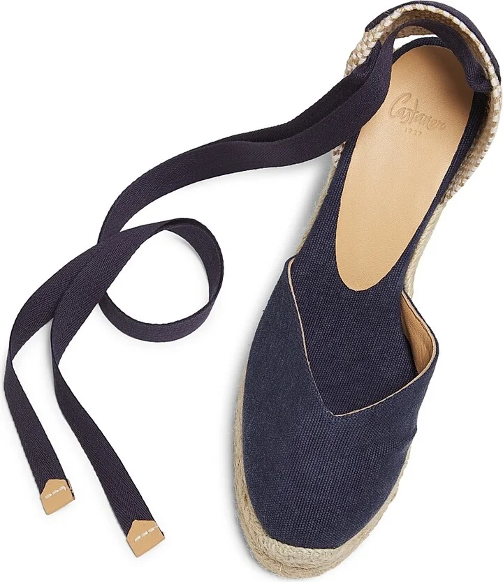 Women's Chiara Cotton Canvas Espadrilles - Azul Oxford - Size 6 - Image 4