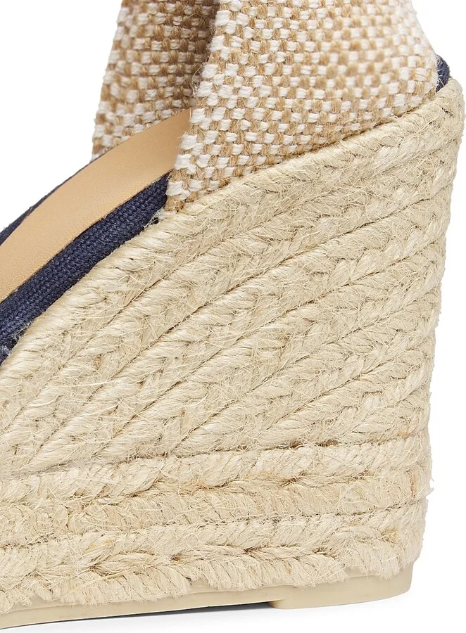Women's Chiara Cotton Canvas Espadrilles - Azul Oxford - Size 6 - Image 5