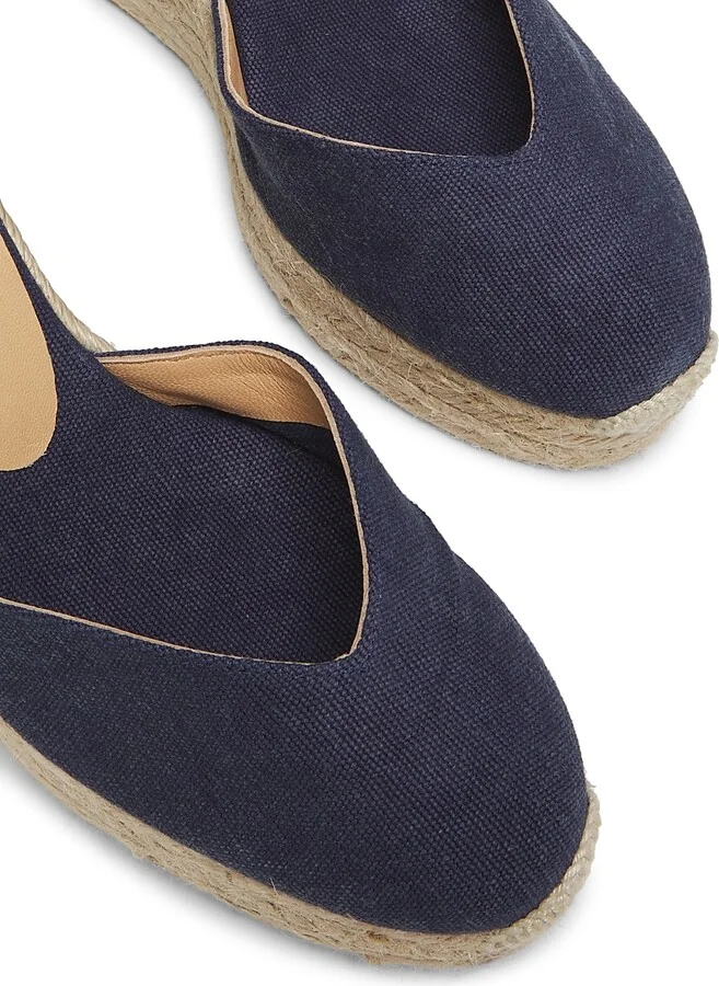 Women's Chiara Cotton Canvas Espadrilles - Azul Oxford - Size 6 - Image 6