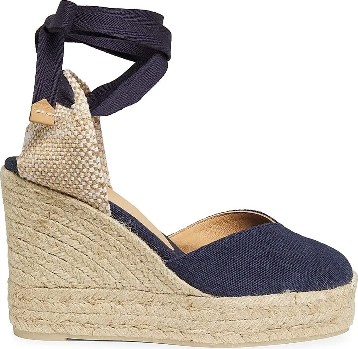 Women's Chiara Cotton Canvas Espadrilles - Azul Oxford - Size 6
