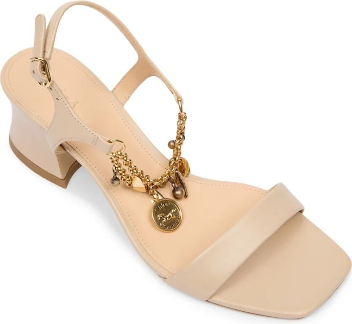 Women's Chloé Charms Leather Sandals - Black - Size 5.5 - Image 6
