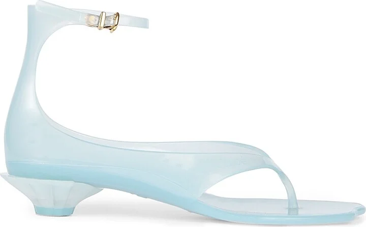 Women's Chloé Jelly Flat Sandals - Sunny Brown - Size 6 - Image 10