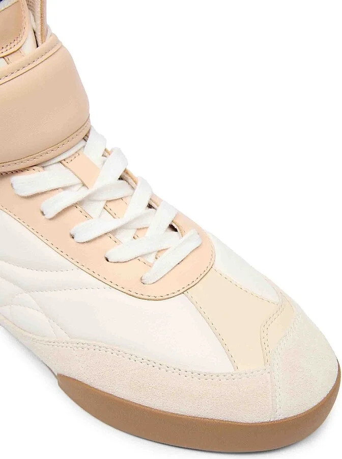 Women's Chloé Kick High-Top Sneakers - Tender Peach - Size 5 - Image 5