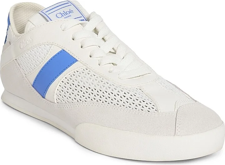 Women's Chloé Kick Low-Top Sneakers - Natural Brown - Size 5 - Image 6