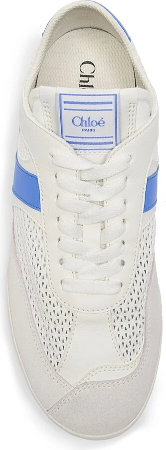 Women's Chloé Kick Low-Top Sneakers - Natural Brown - Size 5 - Image 8