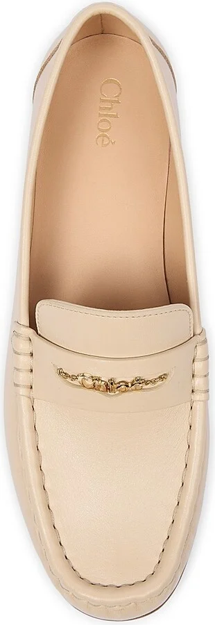 Women's Chloé Leather Loafers - Black - Size 5 - Image 8