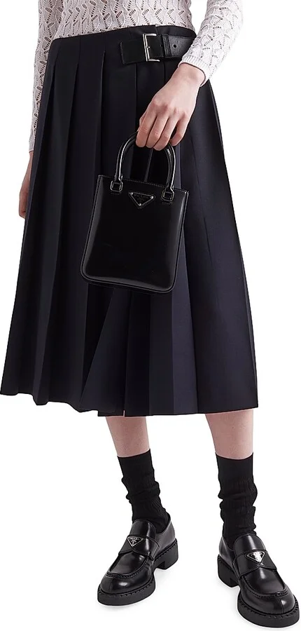 Women's Chocolate Brushed Leather Loafers - Black - Size 6.5 - Image 2